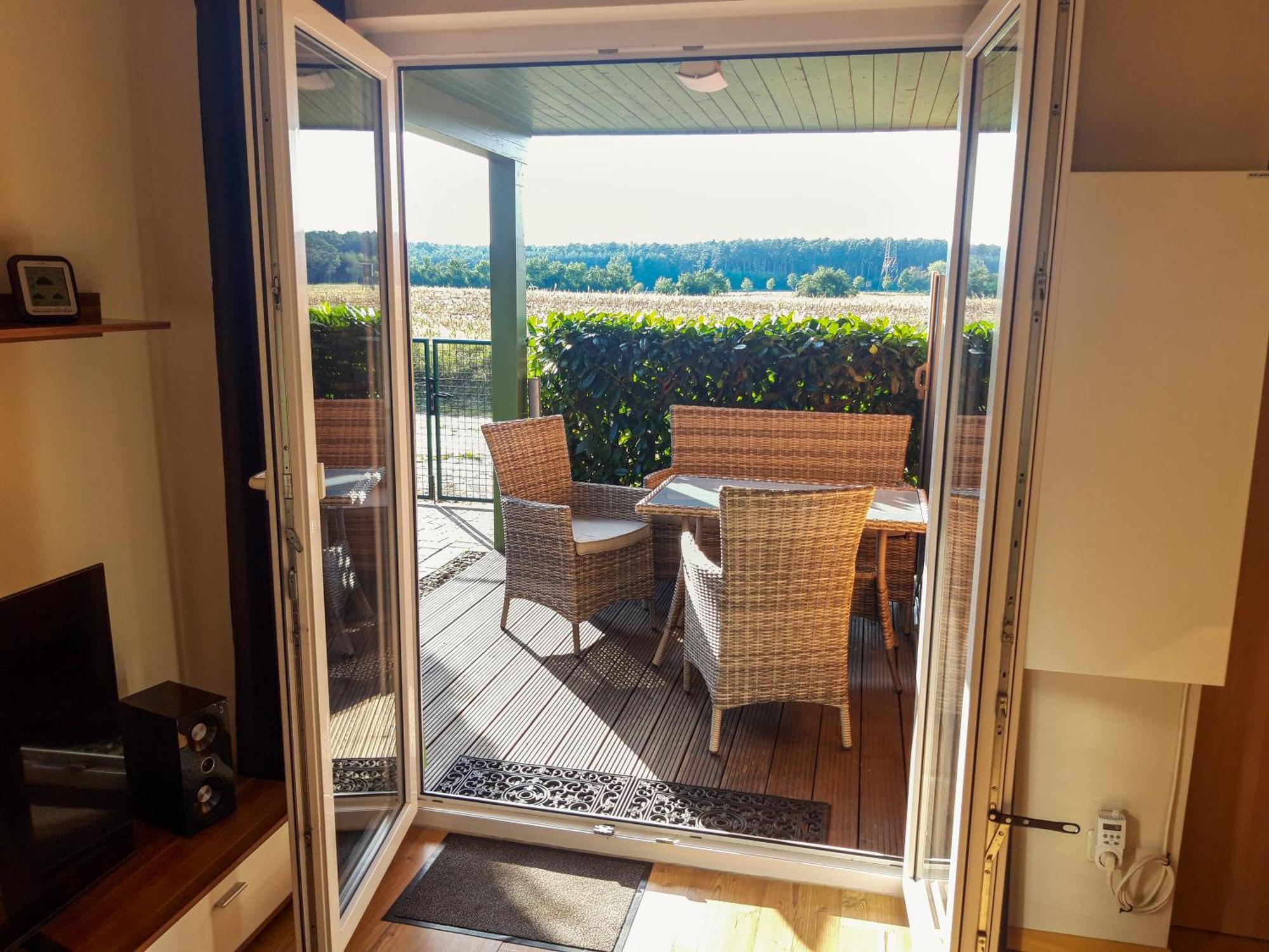 Kleines Ferienhaus Am Feldrand Malchow  Exteriör bild