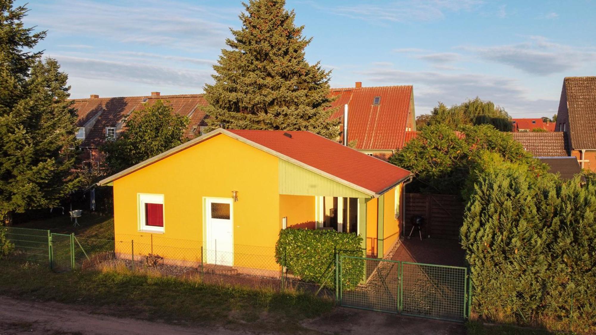 Kleines Ferienhaus Am Feldrand Malchow  Exteriör bild