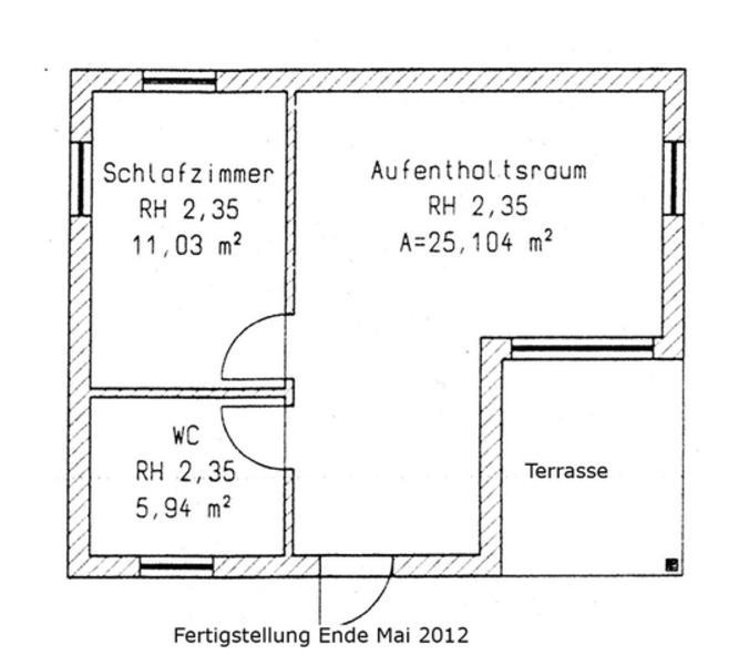 Kleines Ferienhaus Am Feldrand Malchow  Rum bild